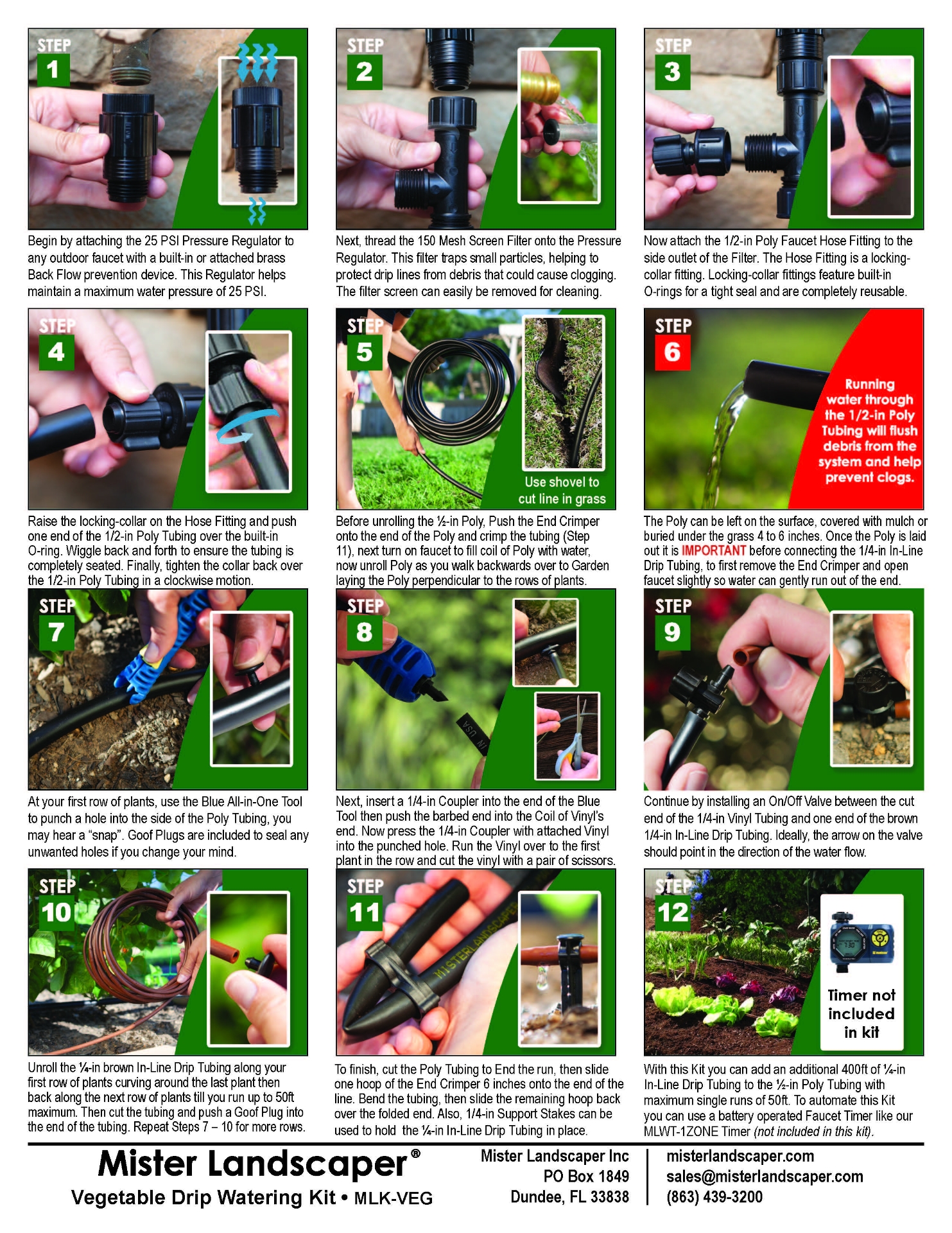 Picture of Vegetable Garden Drip Kit 